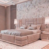 Trueliving suite Light masterbed Laminated Finish & PU Finish 6Ft *6Ft *1Ft